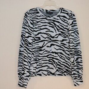 Animal Print Sweatshirt Size S